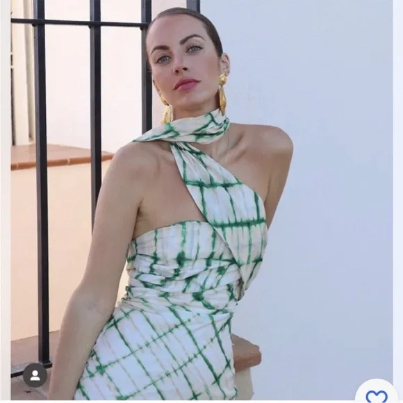 ZARA PRINTED MIDI DRESS - Picture 8 of 15